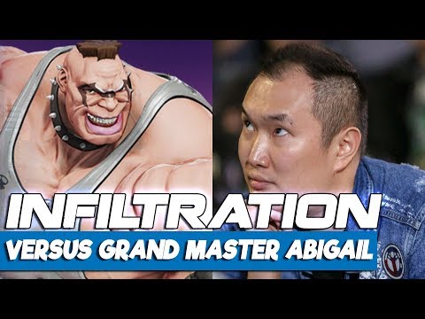 Infiltration vs Grand Master Abigail - FT3 - Street Fighter V Arcade Edition