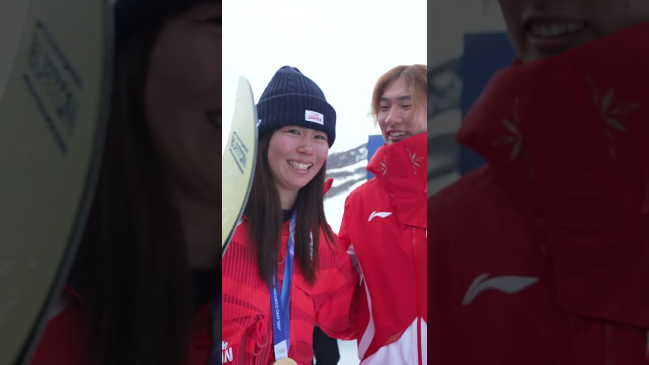 積み上げてきた努力が報われた2人の選手と1人のコーチ #snowboarding #snowboard #スノーボード #オリンピック　#深田茉莉　#su yiming #佐藤康弘