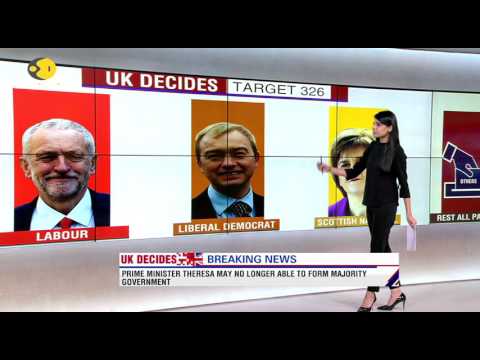 UK General Election 2017: Hung Parliament as Theresa May fails to gain majority