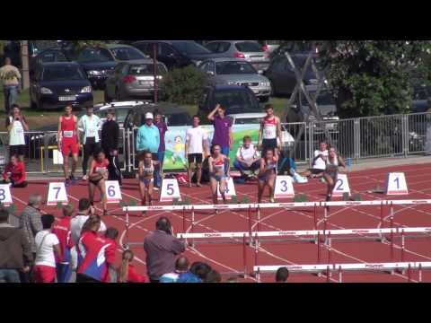 100m prepone [Ž], 2 skupine - Susret kadetskih reprezentacija 2013