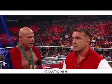 Kurt Angle & Chad Gable Shoosh Battle || RAW Segment 08/29/22