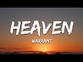 Warrant - Heaven (Lyrics)