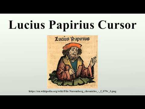 Lucius Papirius Cursor