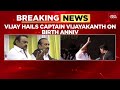 Actor Vijay Pays Tribute To Late Captain Vijay Kant On Birth Anniversary