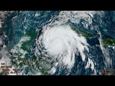 Timelapse of Hurricane Ian