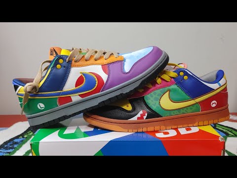 Fantasy Nike Dunk "What the Mario Bros" Review