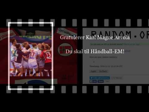EM Handball   Trekning   Offisiell