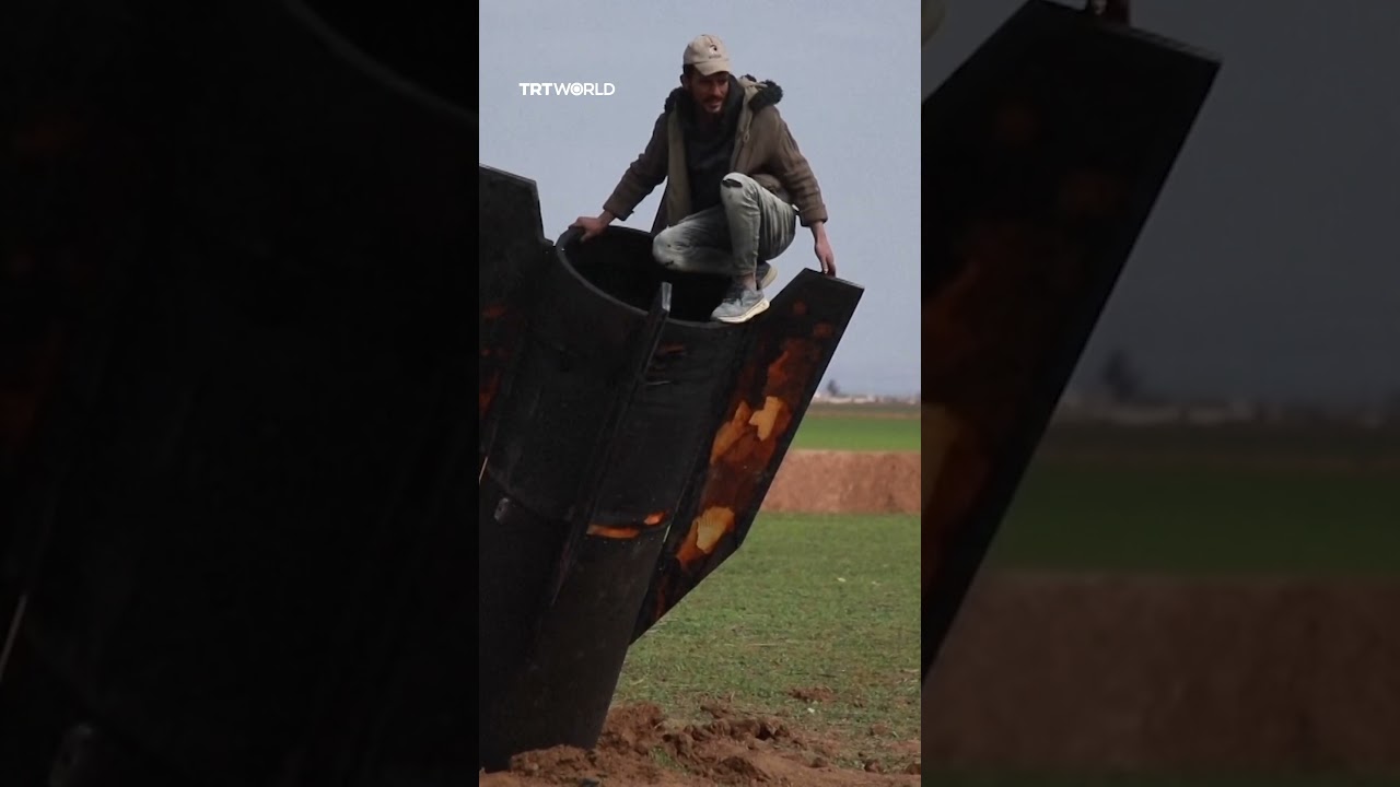 Video | Iranian ballistic missile lies unexploded in Syrian field