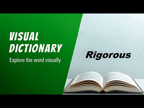 Rigorous Meaning | Rigorous Definition | Rigorous Pronunciation | Visual Dictionary