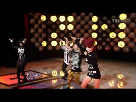 2NE1 - 20100926 - Can't Nobody on Inkigayo.avi