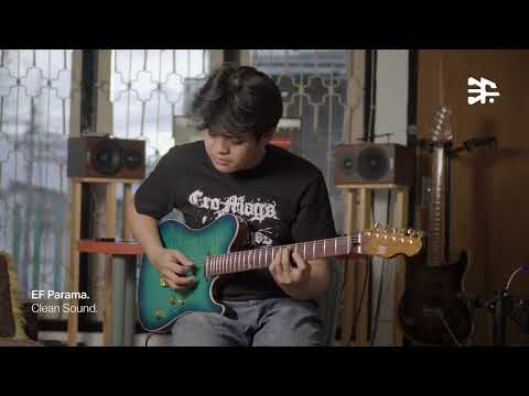 EF Parama by Odieng 6 string 2024 Ocean Burst image 8