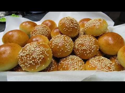 Како направити мини хамбургер/сендвич лепиње (савршено за рођендане, забаве и сличне прилике)