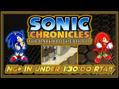Sonic Chronicles NG+ Speedrun (1:28:40) - Former World Record!