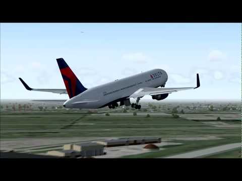 DL98 767-300ER DELTA AIRLINES DETROIT - PARIS