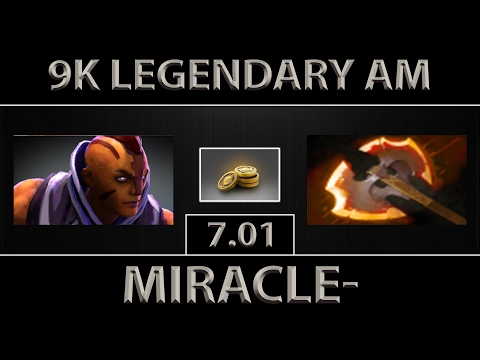 Miracle- Anti-Mage Fast Farm ► 9K Legendary Mid AM ► Dota 2 [7.01]