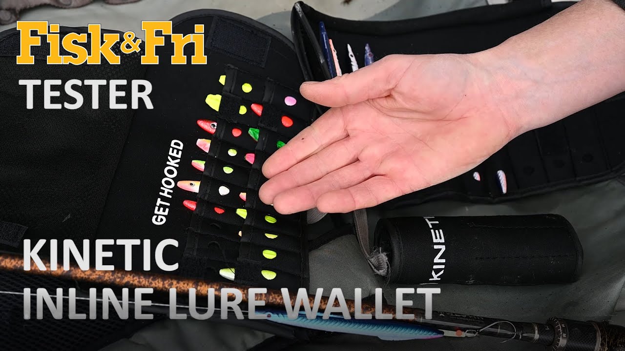 NY VIDEO: FISK & FRI TESTER KINETIC INLINE LURE WALLETS