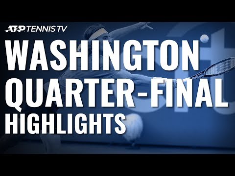 Tsitsipas, Kyrgios Set Mouthwatering Semi-Final | Washington 2019 Quarter-Final Highlights