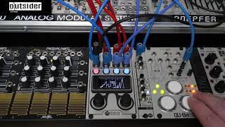 Video thumbnail for #1 Macro Machines Omnimod Storage Strip with Intellijel Shapeshifter Eurorack by Outsider Sound Design