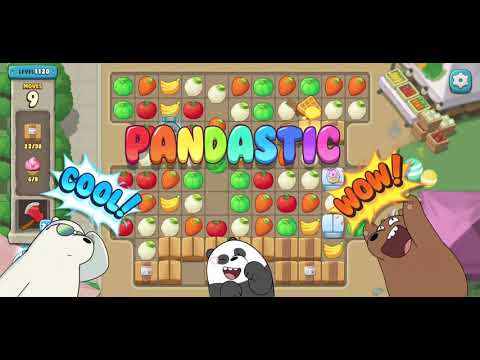 We Bare Bears Match3 Repairs Level 1120 - No Boosters