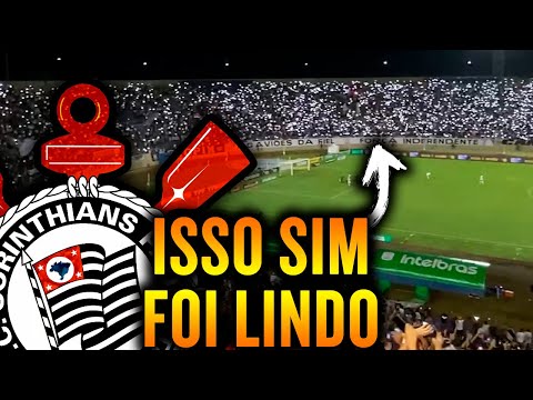 FLASHES, SINALIZADORES e ESTÁDIO PULSANDO: torcida do Corinthians fora de casa na Copa do Brasil 22