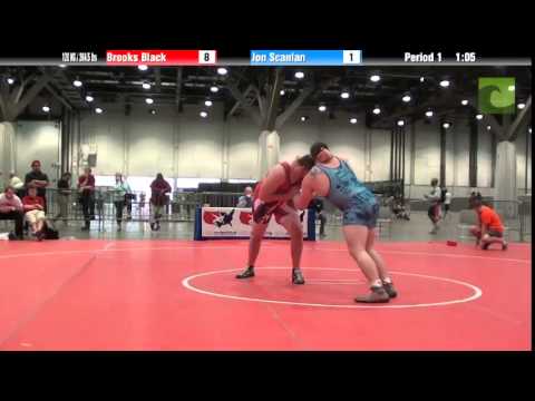 Men 120 KG / 264.5 lbs - Brooks Black vs. Jon Scanlan