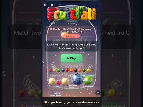 FruitFall: Watermelon Merge video thumbnail