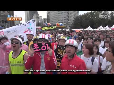 [KMDSubs][ENG] 130808 Crayon Pop on MBC News Desk