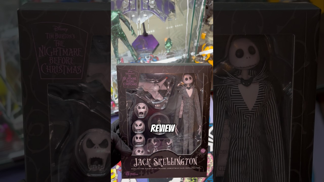 REVIEWING JACK SKELLINGTON #actionfigures #figtok #toys #halloween #jackskellington #collection #fig