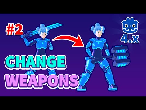 Godot 4 Hack and Slash #2 Weapon Changing