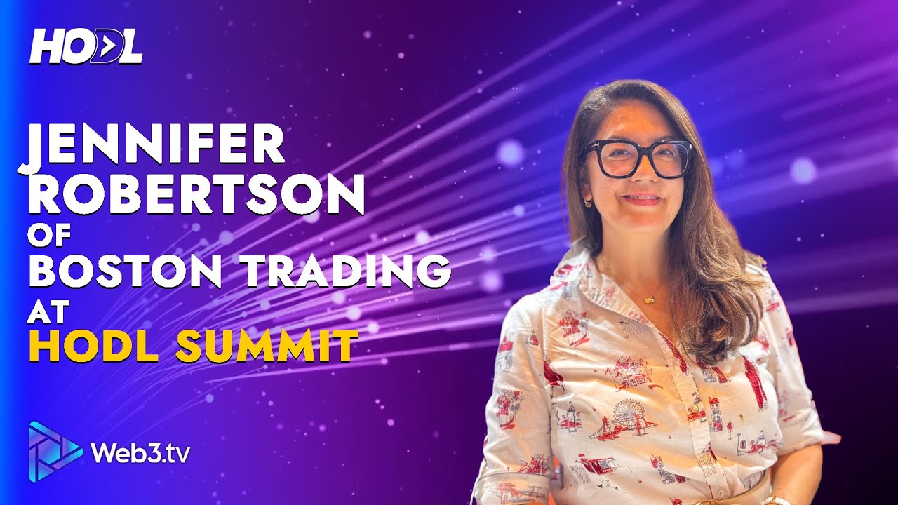 Jennifer Robertson of Boston Trading at HODL Summit 2025