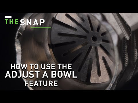 How to use the CCD Adjust-A-Bowl Feature | The Snap