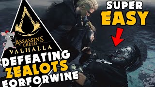 ASSASSINS CREED VALHALLA - HOW TO DEFEAT ZEALOTS SUPER EASY! Underpowered Guide To Eorforwine