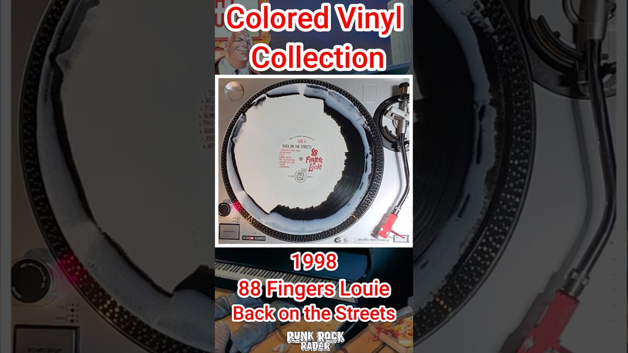 Colored Vinyl Collection - 88 Fingers Louie - Back on the Streets