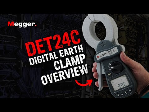 Megger DET24C Ground Resistance Clamp Tester