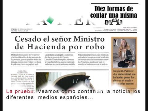 Diez formas de contar una misma noticia