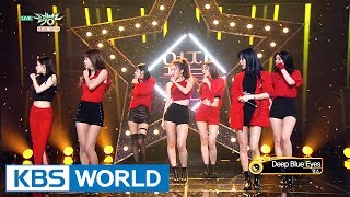 Girls Next Door (옆집소녀) - Deep Blue Eyes [Music Bank Hot Debut / 2017.07.14]