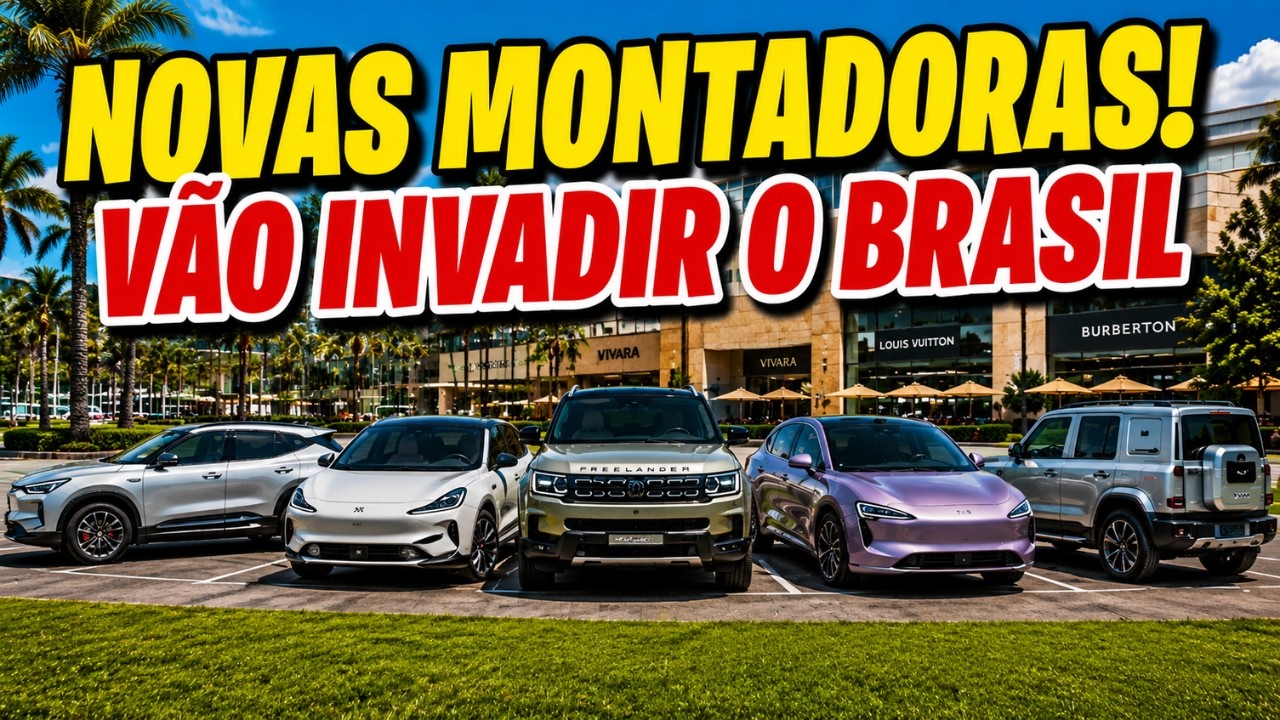 BAIC, IM e ICAUR: AS NOVAS MONTADORAS CHINESAS que ESTÃO DESEMBARCANDO no BRASIL!