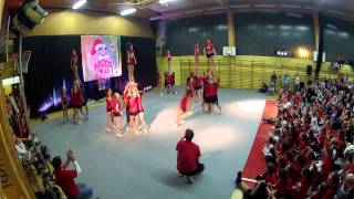 preview picture of video 'Frogsmas 2014 - Žabice, mladinska cheerleading skupina'