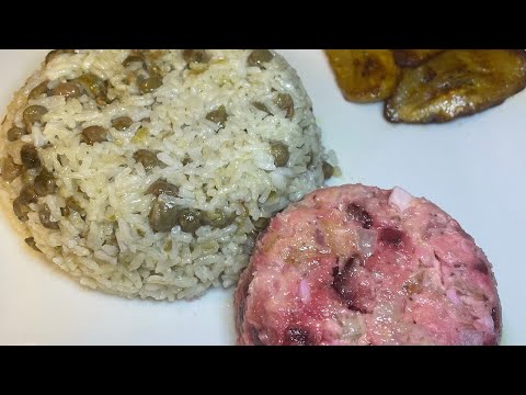 Panamanian Arroz Con Gondules y Coco/ Ensalada de Papa Rosada π΅π¦ππ