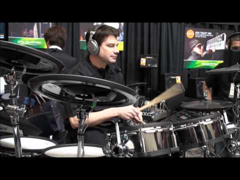 Roland TD30KV V-Pro Electronic Drum Kit with Johnny Rabb - Roland TD30KV NAMM 2012