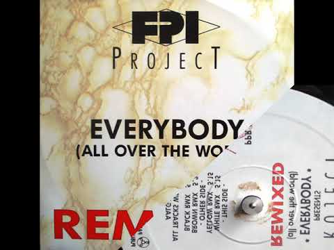 FPI Project ‎– Everybody (All Over The World)(Black Remix) Vinyl Rip