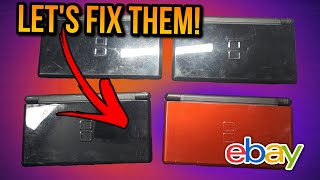 I bought 4 BROKEN DS Lites on eBay - A Good Deal
