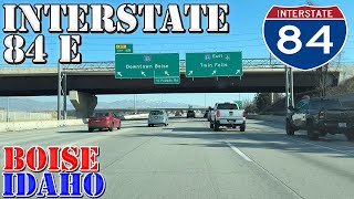 I-84 East - Boise - Idaho - 4K Highway Drive