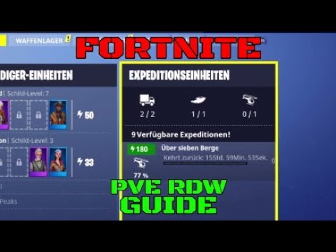 FORTNITE PvE GUIDE EXPEDITONSEINHEITEN UND WAS ZU BEACHTEN IST [GERMAN PS4] Fortnite
