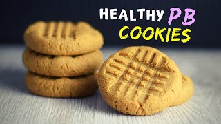 HEALTHY Peanut Butter Cookies. My NEW favorite cookie recipe!