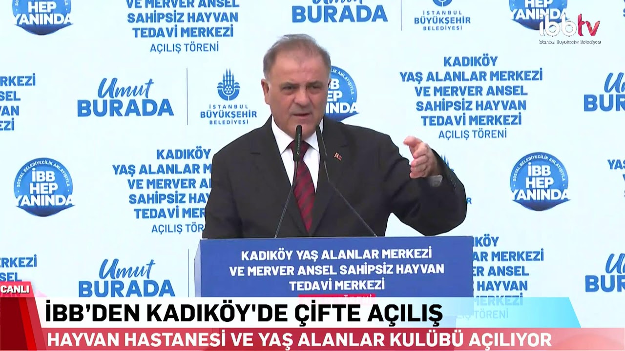 KADIKÖY HAYVAN HASTANESİ VE YAŞ ALANLAR KULÜBÜ AÇILIYOR