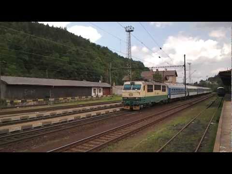 Odjezd krysy 151.012-2 s rychlíkem z Ústí nad Orlicí   HiFi+HD