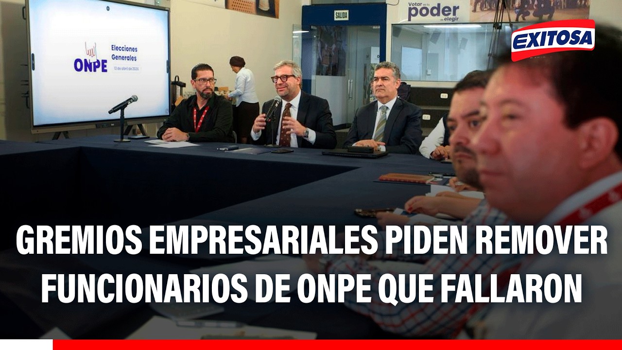 🔴🔵 Gremios empresariales piden auditoría a Sistemas y Procesos Informáticos de la ONPE