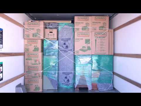 Part of a video titled How to Efficiently Load a Moving Truck | Moving Help® - YouTube