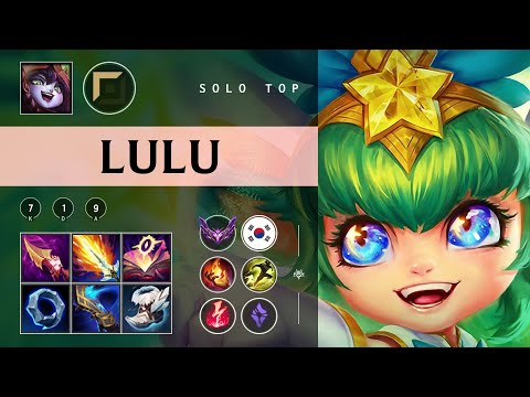 Lulu Top vs Malphite - KR Master Patch 25.24